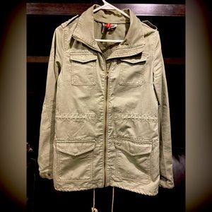 Olive Green jacket size 6